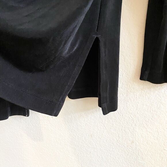 Chico’s Travelers Womens Open Front Cardigan Black Sz 2 (L) Long Sleeve Knit - Picture 7 of 9